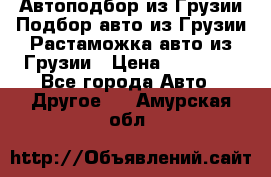 Автоподбор из Грузии.Подбор авто из Грузии.Растаможка авто из Грузии › Цена ­ 25 000 - Все города Авто » Другое   . Амурская обл.